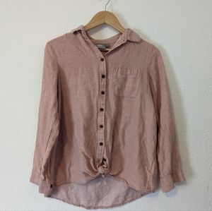 ASOS pink button down
